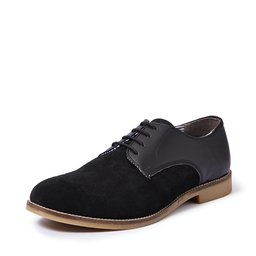 Amazon Brand - Symbol Men's Suede Leather Formal Derby shoes