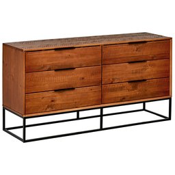 Amazon Brand – Rivet Mid-Century Stark 6-Drawer Dresser, 61