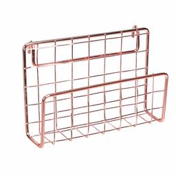 AmazonBasics Letter Sorter for Wall Grid Panel, Rose Gold