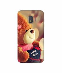 Amazon Brand - Solimo Designer Teddy Bear 3D Printed Hard Back Case Mobile Cover for Samsung Galaxy J2 Core