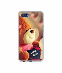 Amazon Brand - Solimo Designer Teddy Bear UV Printed Soft Back Case Mobile Cover for Realme C2