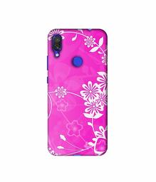 Amazon Brand - Solimo Designer Flower Pattern 3D Printed Hard Back Case Mobile Cover for Xiaomi Redmi Note 7S