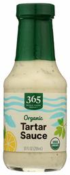 365 EVERYDAY VALUE Organic Tartar Sauce, 10 FZ