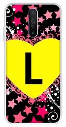 Amazon Brand - Solimo Designer Multicolor Heart Pattern Alphabet-L Printed Soft Back Case Mobile Cover for Poco X2 / Xiaomi Redmi K30