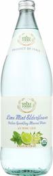 Whole Foods Market, Italian Sparkling Mineral Water, Lime Mint Elderflower, 33.8 fl oz