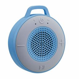 AmazonBasics Wireless Shower Speaker with 5W Driver, Suction Cup, Built-in Mic - Blue