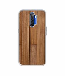 Amazon Brand - Solimo Designer Wooden Art UV Printed Soft Back Case Mobile Cover for Oppo Reno Ace/Realme X2 Pro