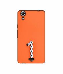 Amazon Brand - Solimo Designer Number One 3D Printed Hard Back Case Mobile Cover for Micromax Canvas Selfie 2 Q340