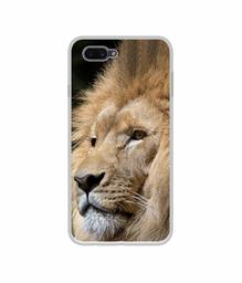 Amazon Brand - Solimo Designer Lion UV Printed Soft Back Case Mobile Cover for Oppo A3S