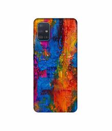 Amazon Brand - Solimo Designer Dark Multicolor Canvas 3D Printed Hard Back Case Mobile Cover for Samsung Galaxy A51