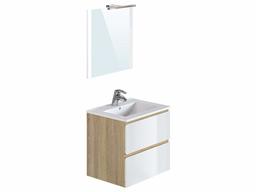 Amazon Brand Movian Argenton Vanity Unit with Mirror and Basin