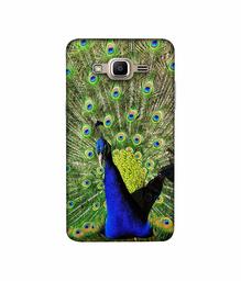 Amazon Brand - Solimo Designer Peacock 3D Printed Hard Back Case Mobile Cover for Samsung Galaxy J2 Prime