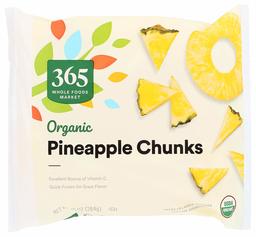 365 by Whole Foods Market, Frozen Organic Fruit, Pineapple Chunks, 10 Ounce