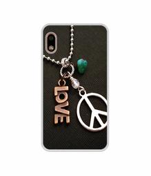 Amazon Brand - Solimo Designer Love and Peace UV Printed Soft Back Case Mobile Cover for Coolpad Note 6