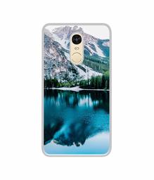 Amazon Brand - Solimo Designer Lake Mountain UV Printed Soft Back Case Mobile Cover for Mi Redmi Note 4