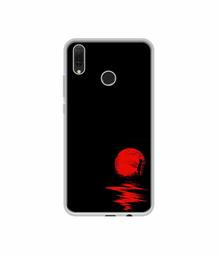 Amazon Brand - Solimo Designer Red Moon UV Printed Soft Back Case Mobile Cover for Huawei Y9 (2019)