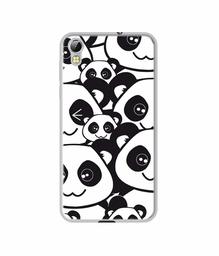 Amazon Brand - Solimo Designer Panda Texture UV Printed Soft Back Case Mobile Cover for Techno i3