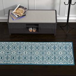 Ravenna Home Floral Medallion Tiled Rug, 2'3