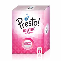 Amazon Brand - Presto! Air Freshener Pocket, Rose Bud - 10 g (Pack of 6)