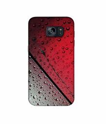 Amazon Brand - Solimo Designer Water Drop On Glass 3D Printed Hard Back Case Mobile Cover for Samsung Galaxy S7 Edge