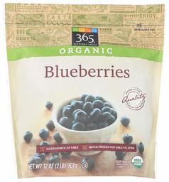 365 Everyday Value, Organic Blueberries, 32 oz, (Frozen)