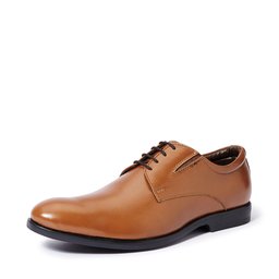 Amazon Brand - Symbol Men's Tan Formal Derby Shoes - 9 UK/India (43 EU)(AZ-KY-63B)