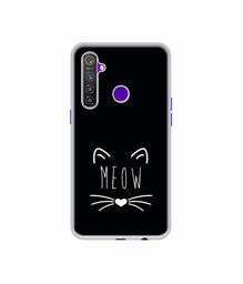 Amazon Brand - Solimo Designer Meow UV Printed Soft Back Case Mobile Cover for Realme 5 Pro