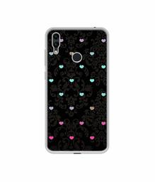 Amazon Brand - Solimo Designer Heart Texture UV Printed Soft Back Case Mobile Cover for Huawei Honor 8C