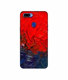 Amazon Brand - Solimo Designer Red Wax Color 3D Printed Hard Back Case Mobile Cover for Oppo A5