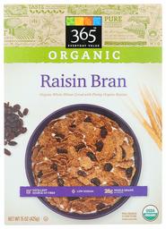 365 Everyday Value, Organic Raisin Bran, 15 oz