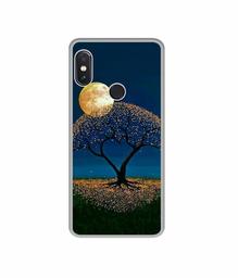 Amazon Brand - Solimo Designer Dark Night View UV Printed Soft Back Case Mobile Cover for Mi Redmi Note 5 Pro