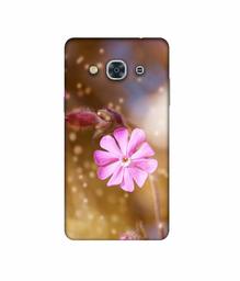 Amazon Brand - Solimo Designer Pink Flower 3D Printed Hard Back Case Mobile Cover for Samsung Galaxy J3 Pro