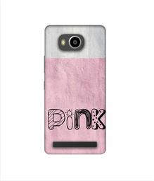 Amazon Brand - Solimo Designer Pink 3D Printed Hard Back Case Mobile Cover for Lenovo A7700