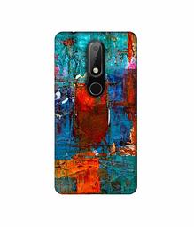 Amazon Brand - Solimo Designer Rectangle Color 3D Printed Hard Back Case Mobile Cover for Nokia 6.1 Plus