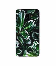 Amazon Brand - Solimo Designer Leaf Imperation 3D Printed Hard Back Case Mobile Cover for Samsung Galaxy J6 Plus