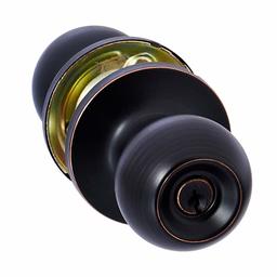 AmazonBasics Door Knobs - Standard Ball, N/A