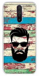 Amazon Brand - Solimo Designer Multicolor Beard Man Black Printed Soft Back Case Mobile Cover for Poco X2 / Xiaomi Redmi K30