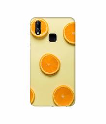 Amazon Brand - Solimo Designer Orange Texture 3D Printed Hard Back Case Mobile Cover for Vivo Y95