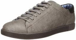 Amazon Brand - House & Shields Men's M.Grey/Black PU Sneakers-8 UK (42 EU) (9 US) (AZ-HS-003)