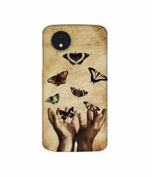 Amazon Brand - Solimo Designer Butterflies 3D Printed Hard Back Case Mobile Cover for Micromax Canvas A1