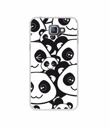 Amazon Brand - Solimo Designer Panda Texture UV Printed Soft Back Case Mobile Cover for Samsung Galaxy A9 Pro (2016)