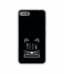 Amazon Brand - Solimo Designer Meow UV Printed Soft Back Case Mobile Cover for Comio C1