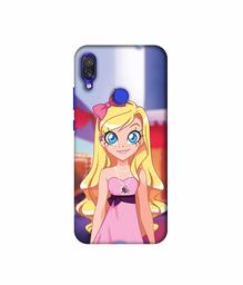 Amazon Brand - Solimo Designer Small Princess Vector 3D Printed Hard Back Case Mobile Cover for Xiaomi Redmi Note 7S