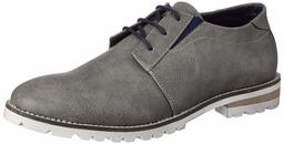 Amazon Brand - Symbol Men's M.GREY PU Formal Shoes - 8 UK (AZ-SY-425)