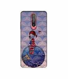 Amazon Brand - Solimo Designer Lady Vector Patternn 3D Printed Hard Back Case Mobile Cover for Poco X2 / Mi Redmi K30