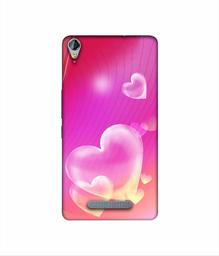 Amazon Brand - Solimo Designer Heart Abstract 3D Printed Hard Back Case Mobile Cover for Micromax Canvas Juice 3Plus Q394