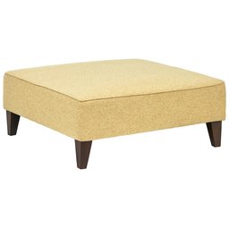 Amazon Brand – Rivet mid-Century Modern Oversized Upholstered Square Ottoman, 38