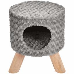 AmazonBasics Cat Condo Ottoman, Grey