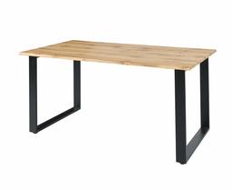 Marca Amazon - Movian Douro - Mesa de comedor, 160 cm (roble Wotan/blanco alpino)