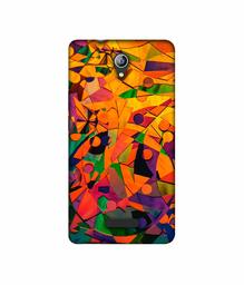 Amazon Brand - Solimo Designer Multicolor Texture 3D Printed Hard Back Case Mobile Cover for Micromax Canvas Pace 4G Q416